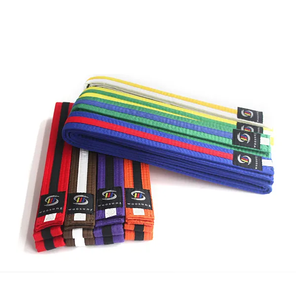 Karate Equipment Custom Color Martial Arts Belts Karate/Taekwondo Black Belt