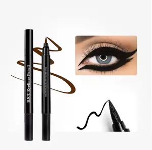 Melhor Atacado Novo Coreano Vegan Beleza Cosméticos Branco Vazio Eye Liner Pen Sem Logotipo Baixo Moq Liquid Waterproof Eyeliner