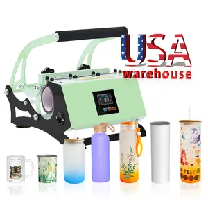 Us Warehouse 10Oz 11Oz 15Oz 20Oz 30 Ounce All Size In One Pink Purple White Vaccum Tumbler Press Sublimation Printing