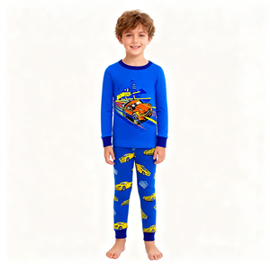 <span class=keywords><strong>Pigiama</strong></span> in <span class=keywords><strong>cotone</strong></span> a maniche lunghe per bambini, morbido e traspirante, set <span class=keywords><strong>pigiama</strong></span> per bambini e bambine, set <span class=keywords><strong>pigiama</strong></span> con cartoni animati. - Product Image 3