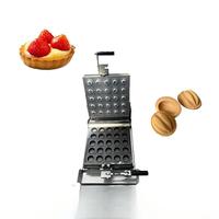 Machine à tarte automatique à moule fermé, chauffage de rechange, machine à biscuits, équipement de formage de pâtisserie à serrage automatique, 6 par lot, électrique