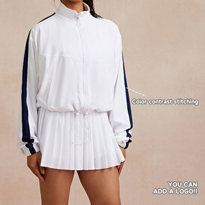 टेनिस गोल्फ के लिए लंबी आस्तीन वाली फिटनेस टॉप जिम फिटनेस जैकेट के बाहर लंबी आस्तीन वाली फिटनेस टॉप जिम फिटनेस जैकेट - Product Image 2