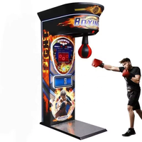 Machine de jeu de boxe d'arcade pour entraînement de force de frappe, jeu de sport de relaxation d'intérieur à usage commercial
