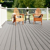 Terrasses en WPC de haute qualité pour l'extérieur, prix d'usine moderne, bois dur de bonne qualité, vente en gros, Guangzhou