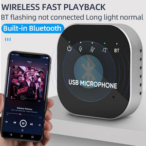 Micrófono de Condensador Omnidireccional Profesional Q9 para Escritorio, con Cancelación de Ruido, Construcción Metálica, USB, para Enseñanza - Product Image 2