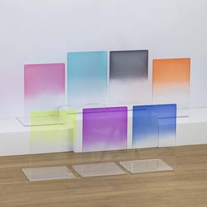Présentoir de bureau en acrylique réglable en hauteur pour livres et outils – Rangement empilable pour salon - Product Image 4