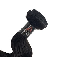 Étiquettes personnalisées autocollantes pour emballages de mèches de cheveux avec logo sur mesure