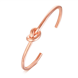 4 colori Linsa gioielli Hyperbole bracciali annodati a forma di <span class=keywords><strong>cuore</strong></span> in <span class=keywords><strong>acciaio</strong></span> inossidabile braccialetti donna - Product Image 6