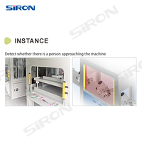 Siron Manufacturing DC10~30V IP65 Capteur de sécurité à rideau lumineux infrarouge étanche 10-300mm Détection universelle double