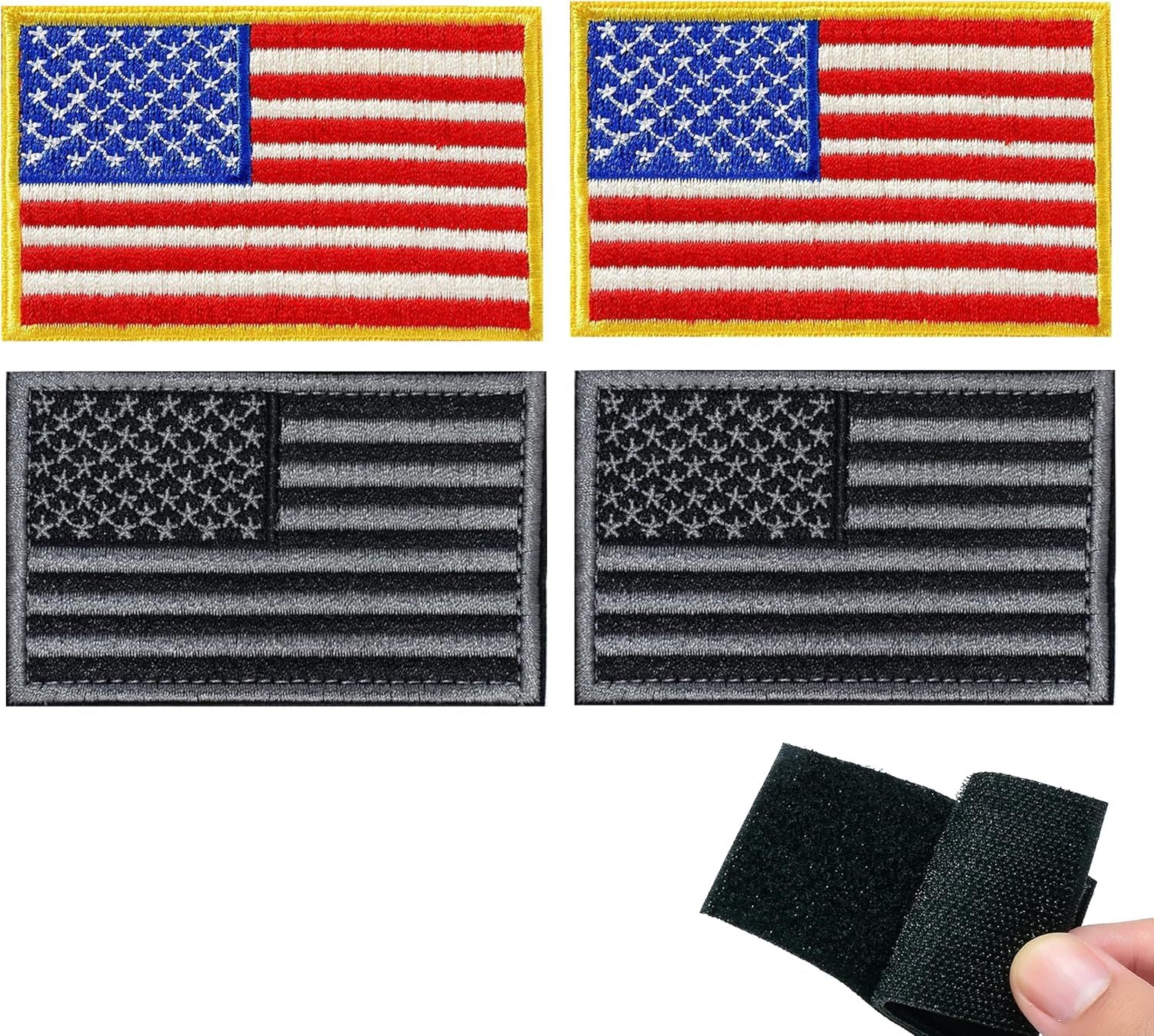 Drapeau américain coloré