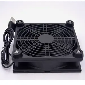 Router Ventilator Diy Pc Cooler Tv Box Draadloze Koeling Stille Dc 5V Usb Power 120Mm Ventilator 120X25Mm 12Cm Wschroeven Beschermnet