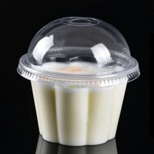 150ml and <strong>250ml</strong> Plum Blossom Shape Ice Cream <strong>Cups</strong> Disposable <strong>Yogurt</strong> Container PP Material With Custom Printing - Product Image 3