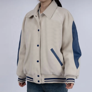 Veste de baseball de qualité supérieure pour hommes, fabricant de vestes varsity en cuir et laine respirantes, grandes tailles, personnalisées pour l'hiver. - Product Image 3