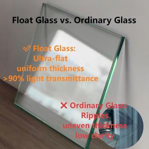 <span class=keywords><strong>Verre</strong></span> flotté transparent de 2 mm, taille personnalisée, haute transmission, plaque de <span class=keywords><strong>verre</strong></span> décorative <span class=keywords><strong>pour</strong></span> cadre <span class=keywords><strong>photo</strong></span> - Product Image 4
