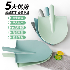 Xiangyuanmei tableware <b>melamine</b> <b>plates</b> with handles, shovels, barbecue <b>plates</b>, creative plastic imitation porcelain hot pot - Product Image 2