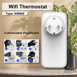 Termostato Wi-Fi Kiwi Warmer KW600 <span class=keywords><strong>con</strong></span> Misuratore di Potenza e <span class=keywords><strong>Sensore</strong></span> CO2 Opzionale per Tutti gli Elettrodomestici per Risparmiare Energia - Product Image 3