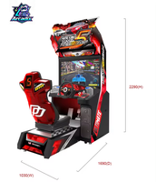 Machine de jeu d'arcade Speed Driver 5, simulateur de conduite de voiture à monnayeur, jeu de course commercial pour centre de divertissement