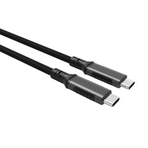 OEM/ODM Graphene dikepang USB 3.<span class=keywords><strong>2</strong></span> GEN <span class=keywords><strong>2</strong></span> Tipe C untuk C kabel 5A pengisian cepat kabel 240W 20Gps mendukung 4K tampilan Tipe C kabel - Product Image 6