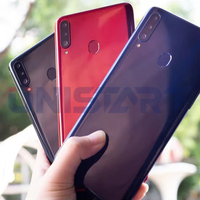 Ponsel Versi EU untuk Samsung A20s 64GB Ponsel Murah Android Smartphone A20e A21 yang Tidak Terkunci