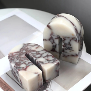 Bandeja de mármol Calacatta Viola moderna, vela impermeable pulida, joyería, plato de aperitivos para Hotel, mesa de fiesta, exhibición, decoración del hogar - Product Image 6