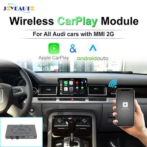 JoyeAutomultimedia Kotak Video Antarmuka Carplay Nirkabel untuk Audi dengan MMI 2G untuk Audi Carplay