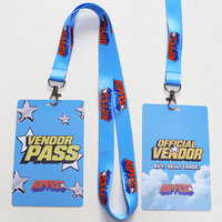 Cordons de cou personnalisés Keepfly avec badge PVC assorti pour événements VIP et carte d'identité