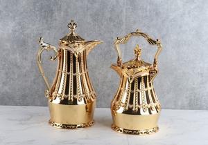 กาน้ำชาอาหรับสุดหรูเหมือนเพชรกระติกน้ำเก็บความร้อนเหยือกกาแฟขนาด1000มล. สำหรับโรงแรมและร้านอาหาร - Product Image 2