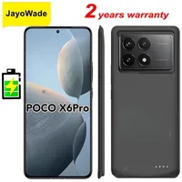 Funda Cargadora de Batería Delgada de 10000 mAh para Xiaomi Poco X6 Pro X6 Neo, Banco de Energía, Funda Protectora con Carga para Teléfono, Funda Protectora con Energía para Poco X6 Pro
