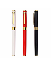 Stylo bille en métal avec gravure laser personnalisée, logo promotionnel, encre noire, pointe de 1,0 mm, stylo gel tactile en caoutchouc souple 2 en 1