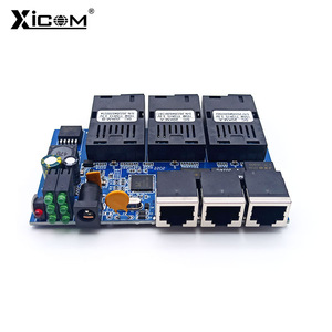 Placa PCBA de Convertidor Óptico-Electrónico Xic 3-Optical-3-Electronic, Módulo de Comunicación Óptica de 100 Mbps y 20 km - Product Image 1