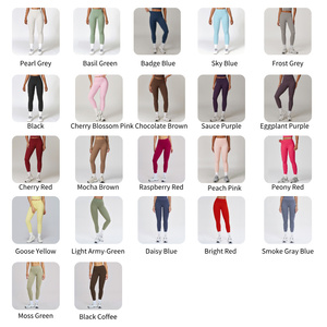 Pantaloni da Yoga a vita alta alla moda nude-<span class=keywords><strong>Leggings</strong></span> spazzolati con Lifting e <span class=keywords><strong>effetto</strong></span> dimagrante per gli allenamenti - Product Image 2