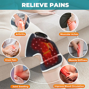 Cordless Rechargeable 660nm 850nm Red Light Therapy <strong>Knee</strong> &amp; Elbow Pads <strong>Knee</strong> Massager <strong>Brace</strong> for Pain Relief - Product Image 5