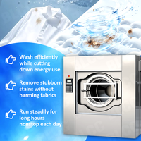 Heavy Duty Industrial Washing Machine 50KG 70KG 100KG 150KG Capacity Automatic Extractor for Hotel/Laundry Business