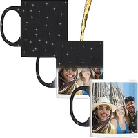 Mug à café personnalisé avec photo, changeant de couleur à la chaleur |   Mug en céramique léger, compatible micro-ondes et congélateur |