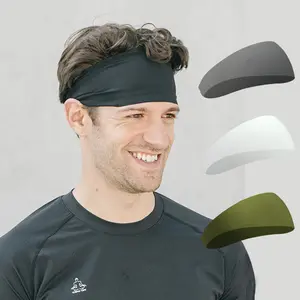 Модная спортивная эластичная повязка на голову для мужчин и женщин, дышащий головной шарф для йоги, баскетбола, велоспорта, фитнеса, повязка с узлом