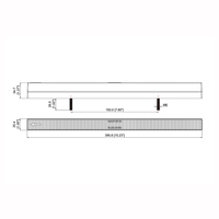 Barre lumineuse LED de 15,2 pouces, clignotant avant/feu de position avant, lampe de signalisation latérale pour camion et remorque, conforme aux normes DOT/SAE/FMVSS108