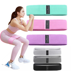 Bande de Résistance Fitness pour Fessiers, Élastique en Tissu, Extenseur en Caoutchouc, Idéal pour l'Exercice à Domicile et l'Équipement Sportif - Product Image 4
