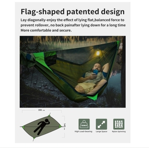 Ngoài Trời Cắm Trại Võng Phiêu Lưu Cắm Trại Võng Với Muỗi Net Sân Gấp Võng - Product Image 6