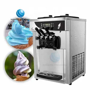Máquina de helados SoftServe, máquina de helados de mesa, máquina de helados portátil comercial