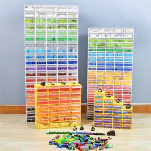 Boîte d'assortiment en plastique transparent et DESIGN, boîte de rangement LEGO, livraison gratuite - Product Image 2