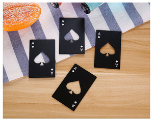 Custom Credit Card <b>Bottle</b> <b>Opener</b> Eco-Friendly Stainless Steel Playing Card-Shaped <b>Bottle</b> <b>Opener</b> Blank Design for Customization - Product Image 3