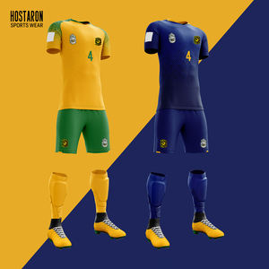 HOSTARON Club Sublimation Druck nummern und Buchstaben Fußball Trikot Fußball Set Benutzer definierte Quick Dry Fußball tragen Uniform Kits für Männer - Product Image 1