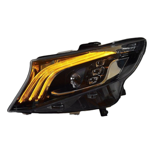 Conjunto de Faros Delanteros DOS para <span class=keywords><strong>Mercedes</strong></span>-Benz <span class=keywords><strong>Vito</strong></span>, Modelos 16-20, Modificados con Luces LED Maybach, Luz Diurna -2100 - Product Image 5