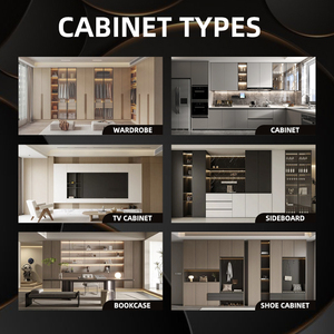 Sideboards tùy chỉnh hiện đại tối giản Trắng sideboards với chống vân tay kết thúc cho căn hộ & biệt thự entryways - Product Image 6