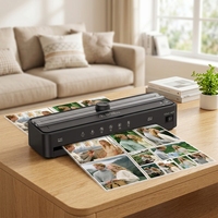 Laminadora de Bolsas A4 FNL010, Envío Gratis desde EE. UU., Manual, Frío y Caliente, Portátil, para Oficina y Hogar