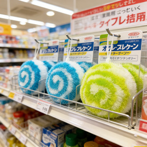 Japanese Style Bathroom Cleaning Ball Solid Shape PP Fiber For Toilet Sink Brush Removes Water Stains Easy Clean No Damage - Product Image 3