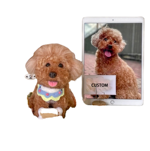 Jouets <span class=keywords><strong>en</strong></span> peluche personnalisés, réplique réaliste <span class=keywords><strong>de</strong></span> <span class=keywords><strong>chien</strong></span> <span class=keywords><strong>en</strong></span> peluche, caniche brun réaliste, fabriqué à partir <span class=keywords><strong>de</strong></span> votre <span class=keywords><strong>photo</strong></span> <span class=keywords><strong>de</strong></span> <span class=keywords><strong>chien</strong></span> - Product Image 1