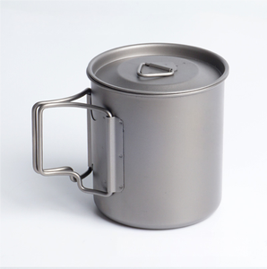 TA1 Titanlegierung Europäischer Stil Ganzjahres-Überlebens-Outdoor-Kochtopf & Pfannen Camping-Set 500-teilig <span class=keywords><strong>STARCAMP</strong></span> HX-TKT03 - Product Image 1