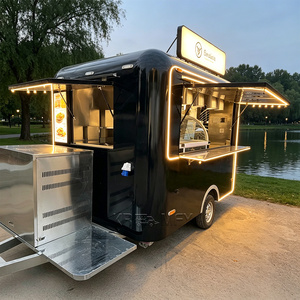 Heavy Duty Mobile Cart Stainless Steel Fully Equipped Ice Cream Street Food Truck - Product Image 6