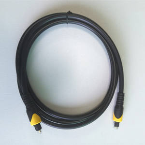 Câble audio optique <span class=keywords><strong>numérique</strong></span> professionnel <span class=keywords><strong>Cordon</strong></span> à fibre optique 24K Plaqué or Multi-canaux Transsion de son clair non compressé - Product Image 3